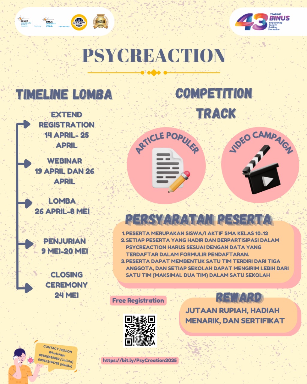 [EXTENDED MODE] PSYCREACTION 2025